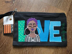 LOVE clutch in jewel tones!