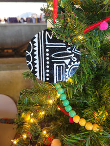 Wood linework ornament