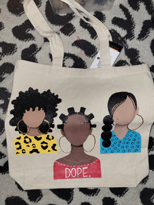 All about the hair tote bag