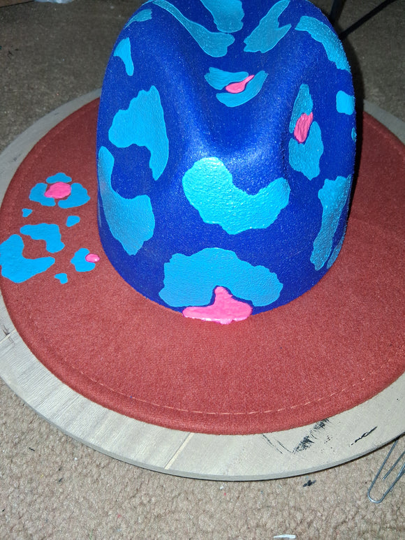 Blue Leopard brim