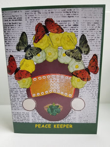 Peacekeeper greeting card
