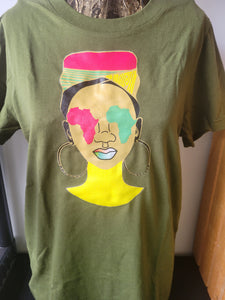 Africa Eyes in Olive!